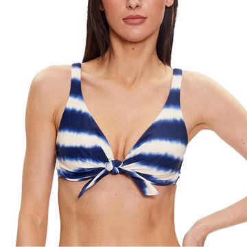 Triumph Summer Fizz bikini felső elölről – kék színben