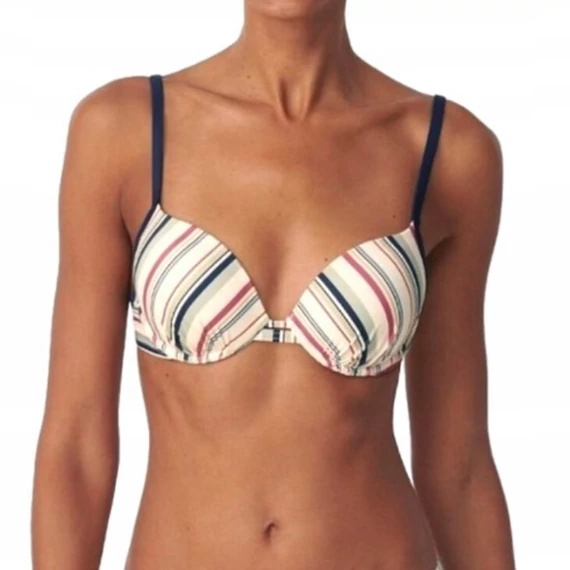 Triumph csíkos bikini felső elölről